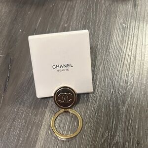 CHANEL Gold Logo Phone Ring gift with purchase item